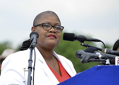 Melanie L. Campbell Melanie Campbell, the president and CEO of the National Coalition on Black Civic Participation, says that history has proven that all politics is local and that local elections matter. Photo taken during a NAACP press conference at the Lincoln Memorial in Washington, D.C. in 2015. (Freddie Allen/AMG/NNPA)