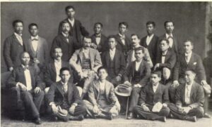 Filipino exiles with Spanish in Hongkong 1898